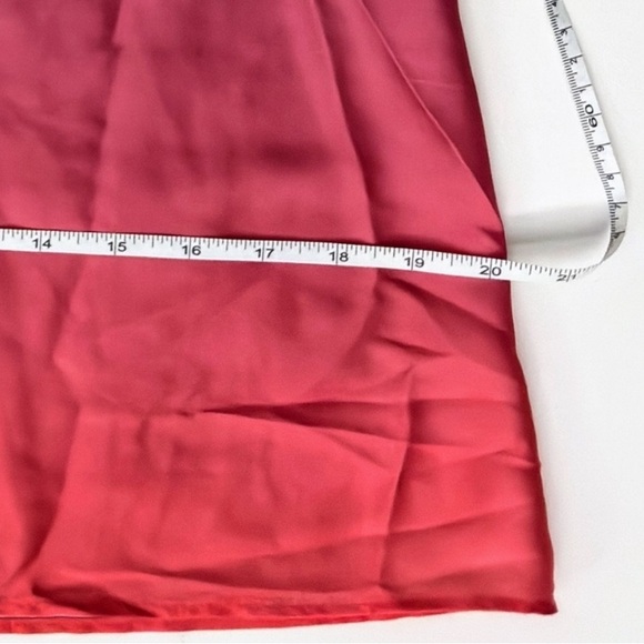 NEW BAOBAB x REVOLVE Providencia Dress Sunset Ombre draped high neck Satin party - Picture 7 of 8